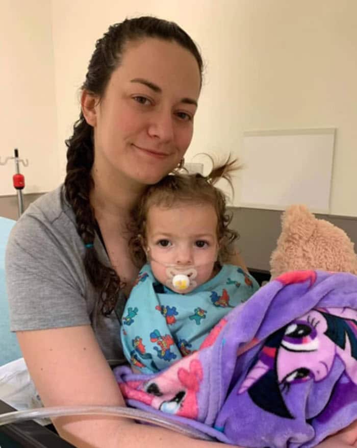 Toddler diagnosed with rare stage three ovarian cancer receives clean bill of health