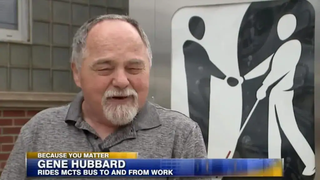 Driver stops, grabs elderly blind man sitting alone at bus stop – not knowing he’s being filmed