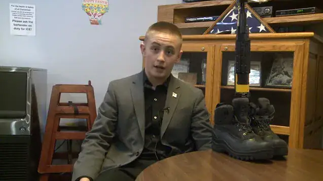 Principal suspends middler schooler after he sees the veterans memorial student created