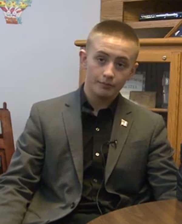 Principal suspends middler schooler after he sees the veterans memorial student created