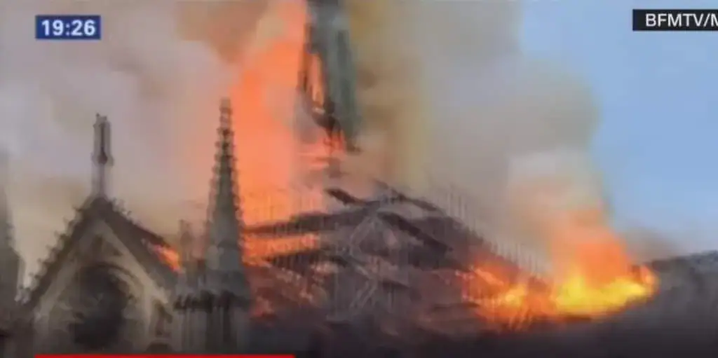Horror as massive fire rips through historic Notre Dame Cathedral: ‘Everything is burning’