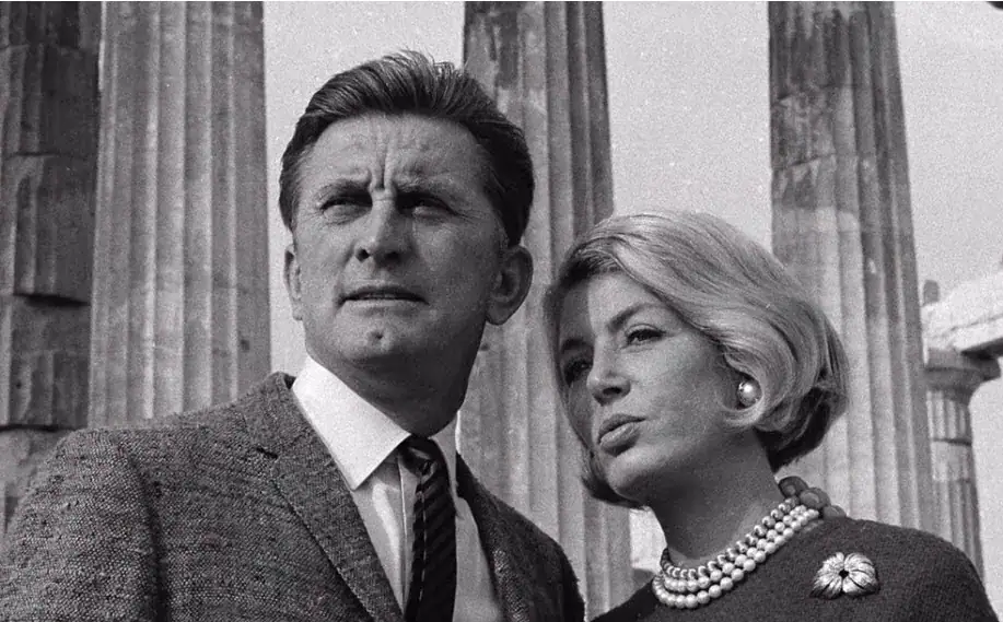 Anne Buydens celebrates 100th birthday with beloved husband Kirk Douglas, 102, by her side