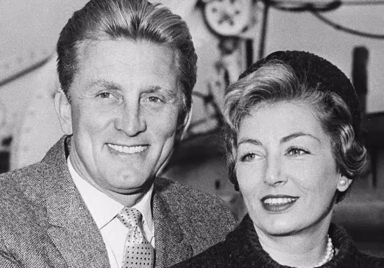 Anne Buydens celebrates 100th birthday with beloved husband Kirk Douglas, 102, by her side