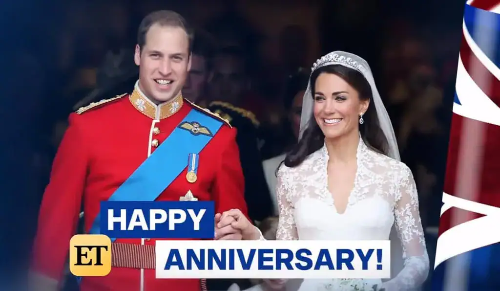 Prince William and wife Kate Middleton celebrate their wedding anniversary – help wish them well