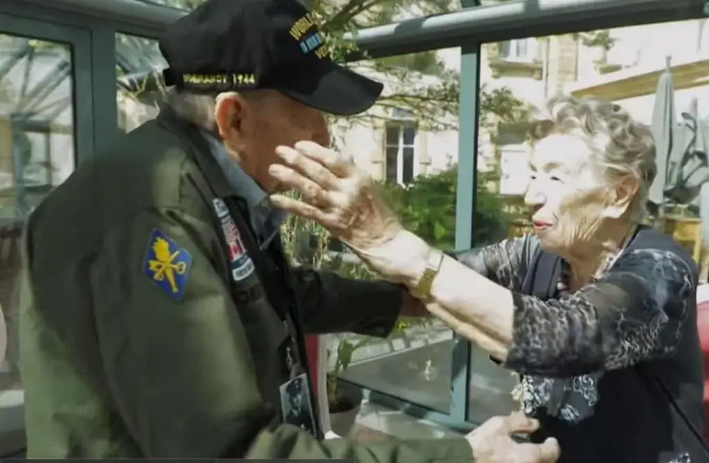 97-year-old D-Day vet reunites with lost love of his life after 75 years
