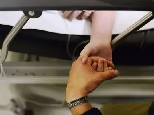 Dying boy with terminal cancer says ‘dad I gotta quit’ – dad makes him a promise as he chokes back tears