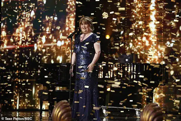 Susan Boyle returns after 9 years – watch as she turns around on stage and gives Simon chills