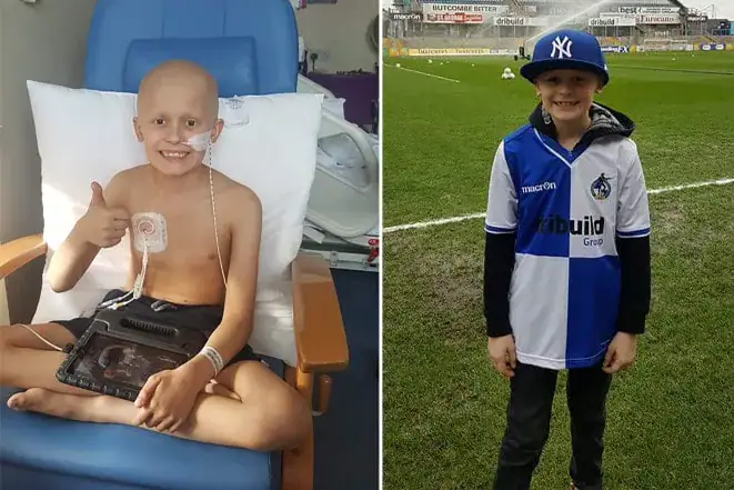 Boy with terminal cancer defies odds, hangs on to meet baby sister before dying on Christmas Eve