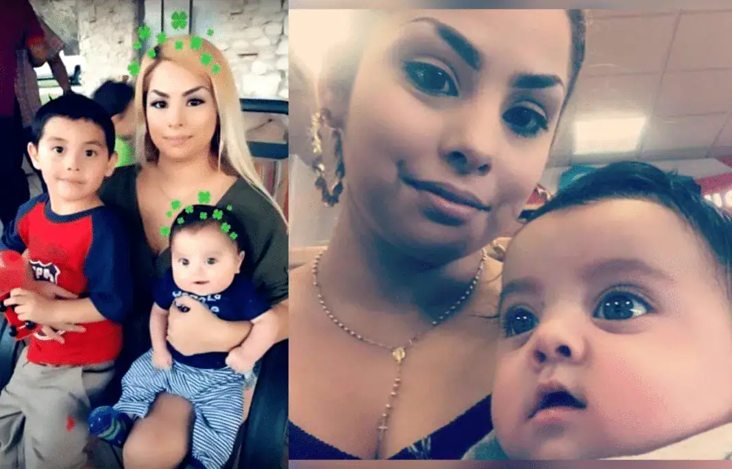 Gabriella Garcia with her sons and Carter