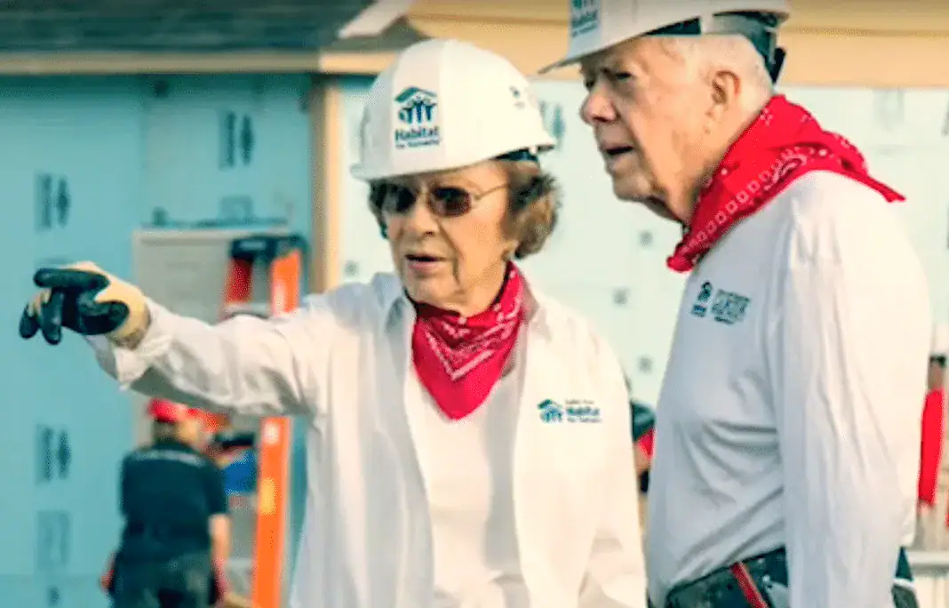 94-year-old Jimmy Carter returns to building homes with Habitat for Humanity after breaking hip