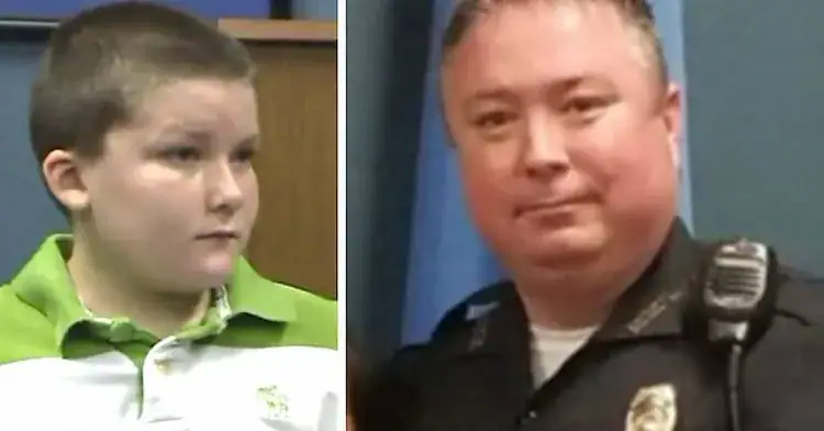Abused boy found in ice water with wrists bound – cop knows he was meant to be his son