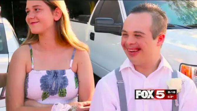 Teen with Down syndrome is rejected before school dance, then date shows up and mom totally loses it