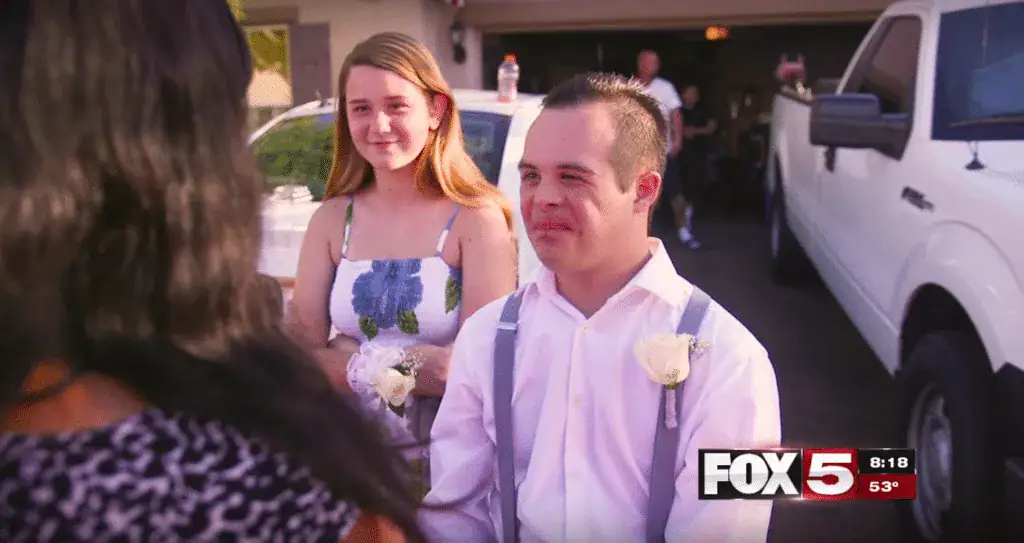 Teen with Down syndrome is rejected before school dance, then date shows up and mom totally loses it