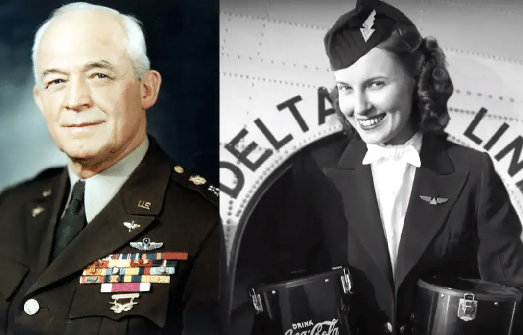 Birthday celebration for one of the first Delta flight attendants as she turns 103-years-old!