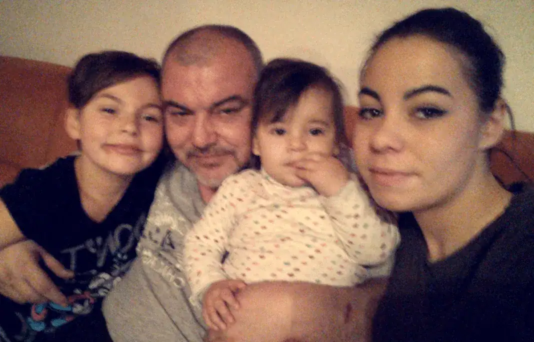 Senad Kardasevic and his family in better days