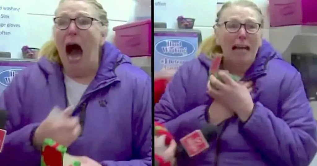 Struggling lunch lady called in for ’emergency shift’ — breaks down as she realizes boss’s big lie