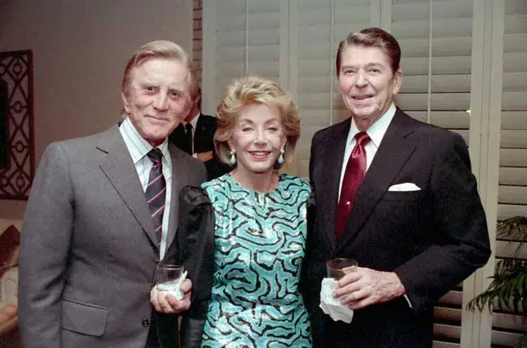 Anne Buydens celebrates 100th birthday with beloved husband Kirk Douglas, 102, by her side