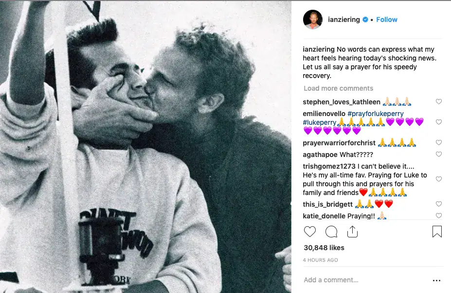 ‘Beverly Hills, 90210’ star Luke Perry dead at 52 after suffering massive stroke
