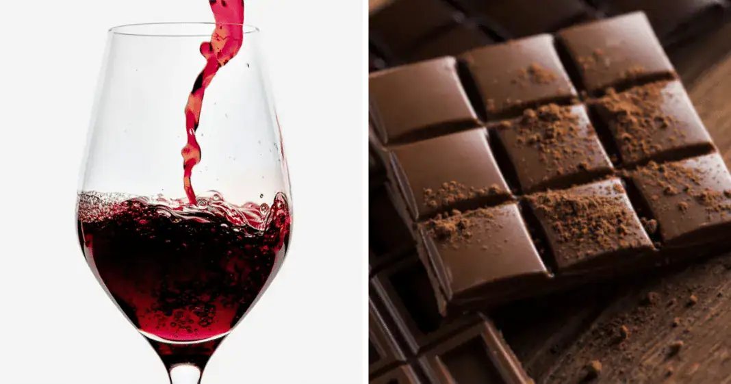 Study finds that drinking red wine and eating chocolate could help prevent aging