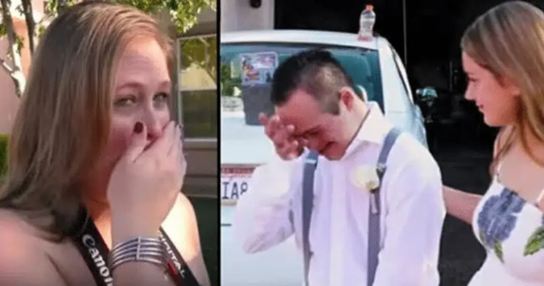 Teen with Down syndrome is rejected before school dance, then date shows up and mom totally loses it