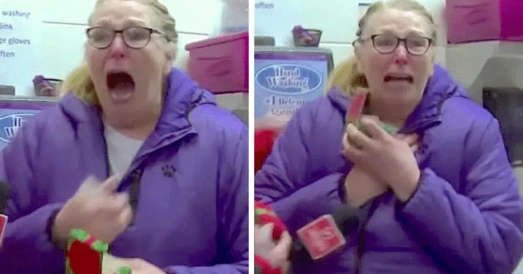 Struggling lunch lady called in for ’emergency shift’ — breaks down as she realizes boss’s big lie
