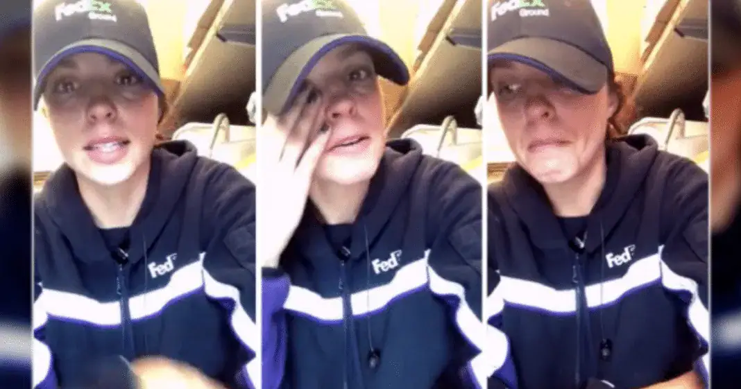 FedEx Driver Stops Delivering, Returns To Heartbroken Stranger’s Door To Pray With Her