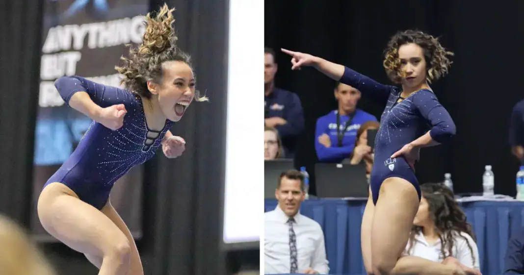 Watch as gymnast blows the competition away with routine that’s left over 20 million people in awe