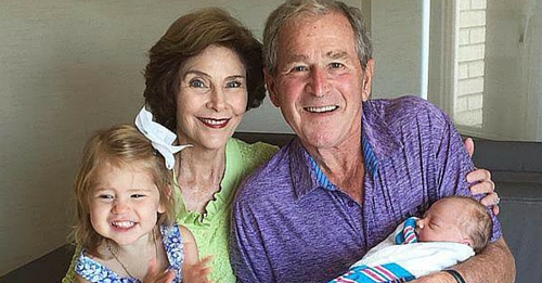 We Just Found Out What George W. Bush’s Granddaughter Calls Him…And It’s Beyond Adorable
