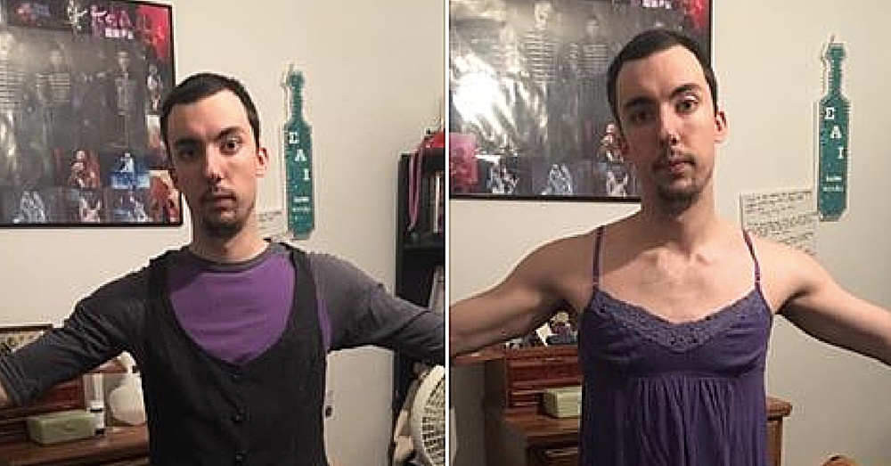 Girlfriend Asks Him To Help Clean Closet, But Then He Notices Something Disturbing…