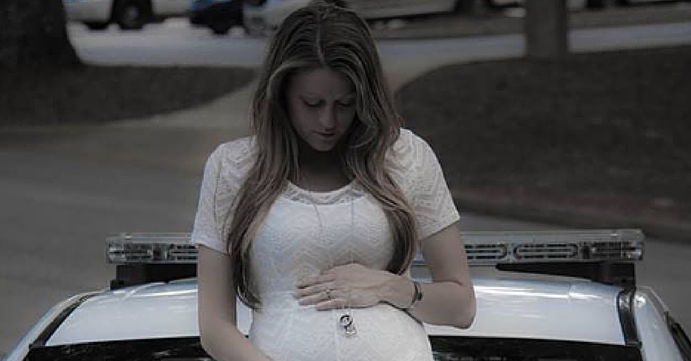 Husband Dies Before Baby Is Born. What She Sees In Maternity Photos Gives Her Chills