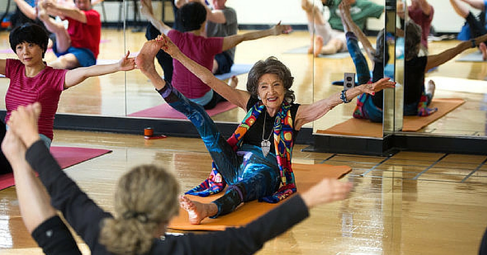 World’s Oldest Yoga Instructor Still Going Strong At 97