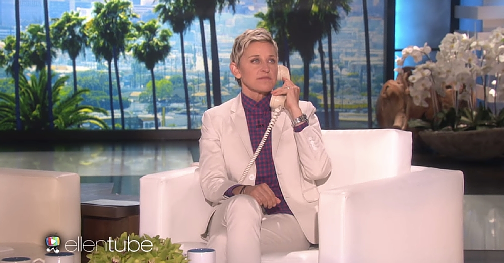 Ellen Annoyed When She Gets Call On Set, But What Happens Next Has Audience Cheering