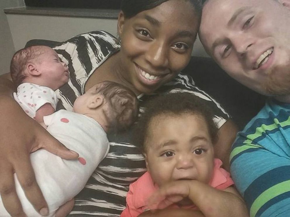 Couch gave birth to her first set of twins, boys named Desmond and Danarius, on April 13, 2014, but Desmond died shortly after birth from a placental abruption which deprived the baby of oxygen, she said. Courtesy Danesha Couch