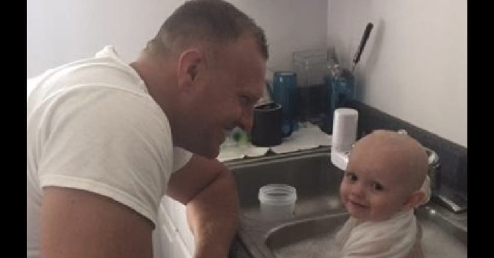 Cops Pull Over Drunk Driver, Find Baby Covered In Vomit. What They Do Next Is Going Viral