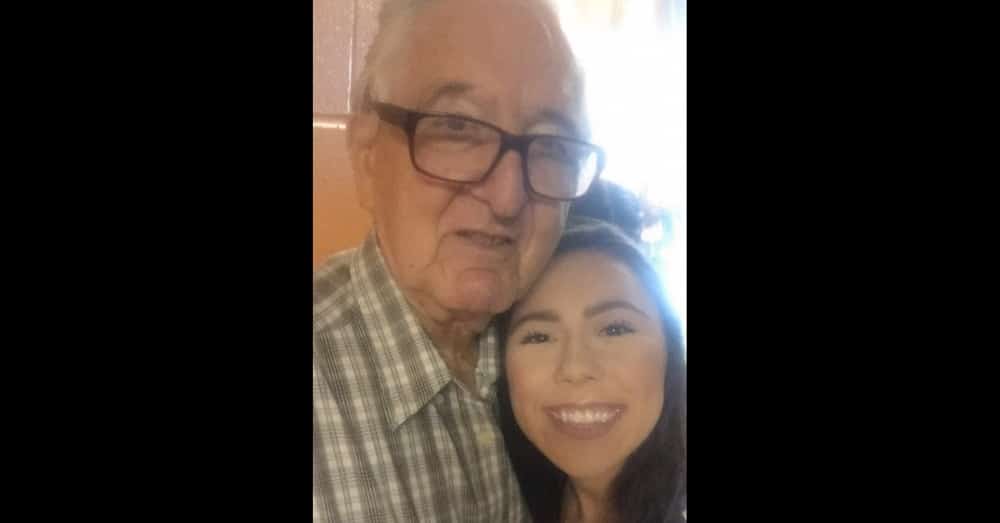 She Posts Pic With G’pa On Her 1st Day Of School, Then Reveals Big Surprise