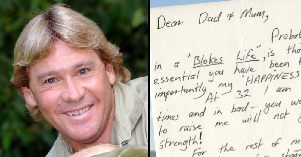 Steve Irwin’s Parents Unearth Heartrending Letter ‘Crocodile Hunter’ Wrote Before Death