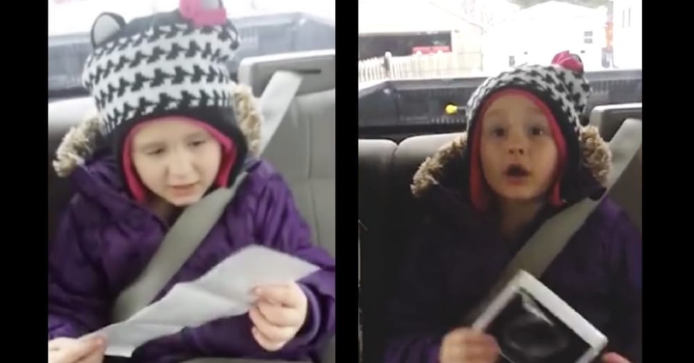 Mom Tells Her She’s Going To Be A Big Sister. Her Reaction Is Going Viral