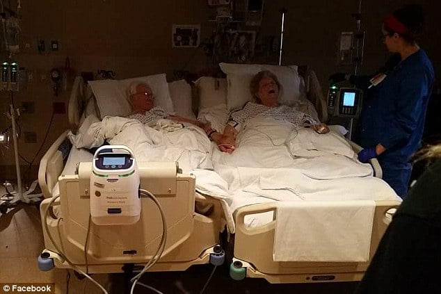 Dolores Winstead, 83, and husband Trent Winstead, 88, died just hours apart in Nashville, Tennessee as they spent their final moments holding hands in their hospital beds
