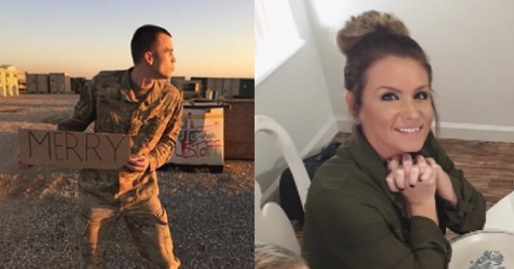 Deployed Dad Sends Photos Home For Christmas. What Wife Does Next Is Going Viral