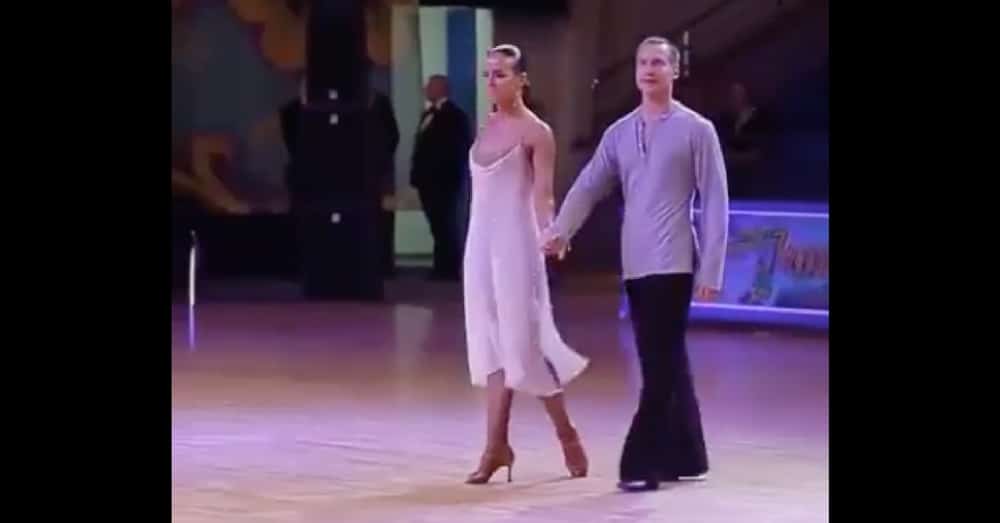 She Leads Blind Man Onto Dance Floor. What Happens Next Leaves Audience Speechless