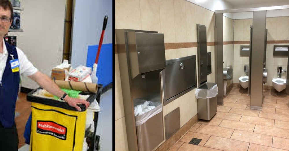 Janitor Notices Heavy ‘Lump’ In Trash Bag, That’s When He Opens It Up And Looks Inside