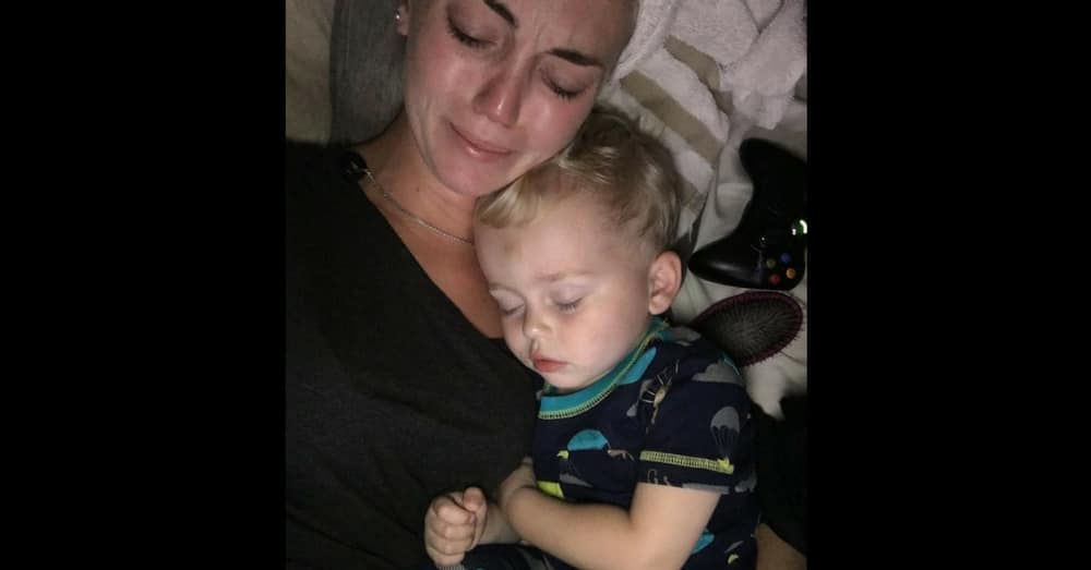 Police Officer Husband Slain In Line Of Duty. Then She Looks At Sleeping Son And Sees It…