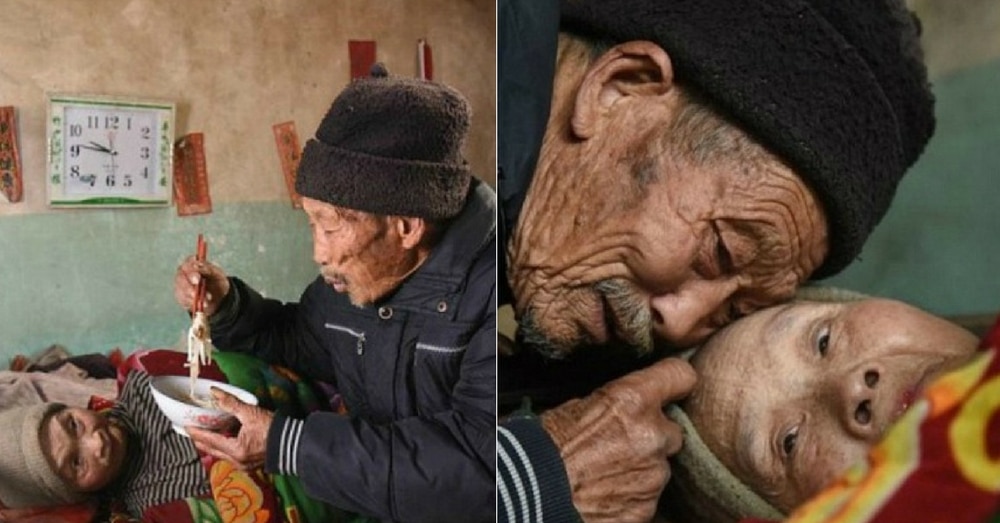 Man Takes Care Of Paralyzed Wife For 56 Years, Then Says 8 Words That Leave Her In Tears