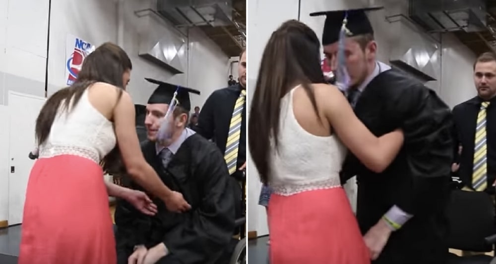 He Was Paralyzed 7 Yrs Ago, But Watch What Happens When Fiancée Helps Him Stand…