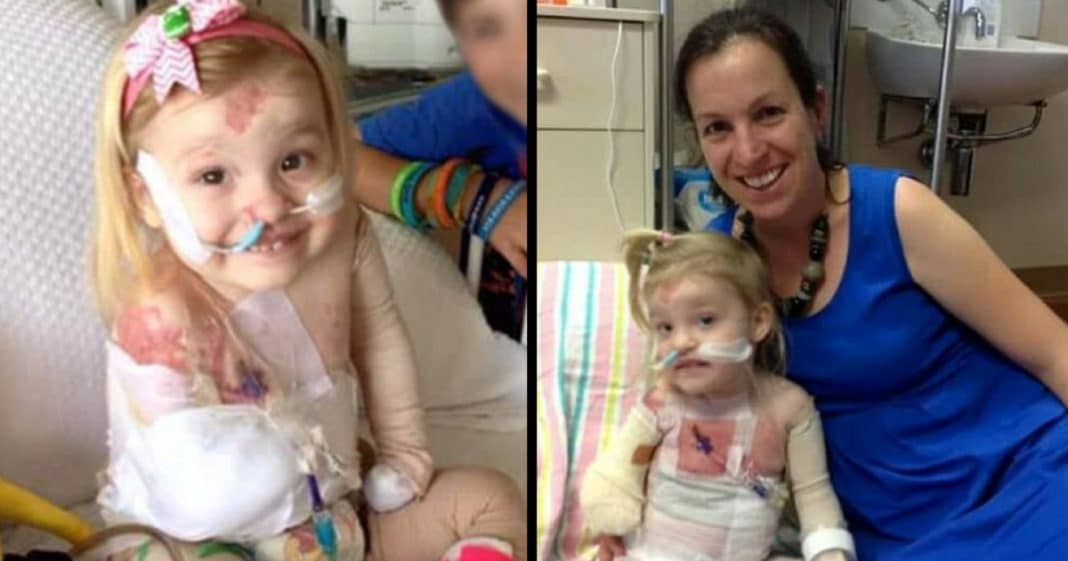 3-Yr-Old Loses Arm After Horrible Infection, Then Asks Mom 1 Question That Leaves Her Speechless