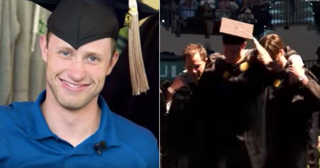 He’s Been In Wheelchair Since He Was 18, But Look What He Does At Graduation