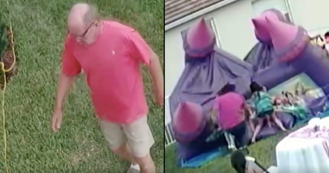 Parents Furious After Neighbor Pulls Plug On Bounce House, Leaves Kids Trapped Inside