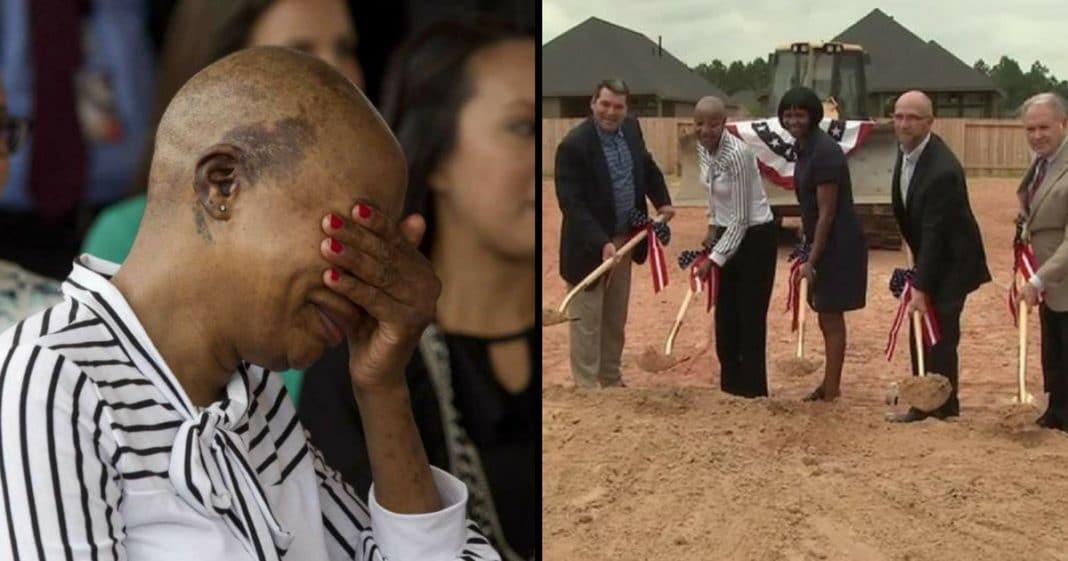 Wounded Vet In Tears When She’s Surprised With Brand New Home After Near-Fatal Explosion