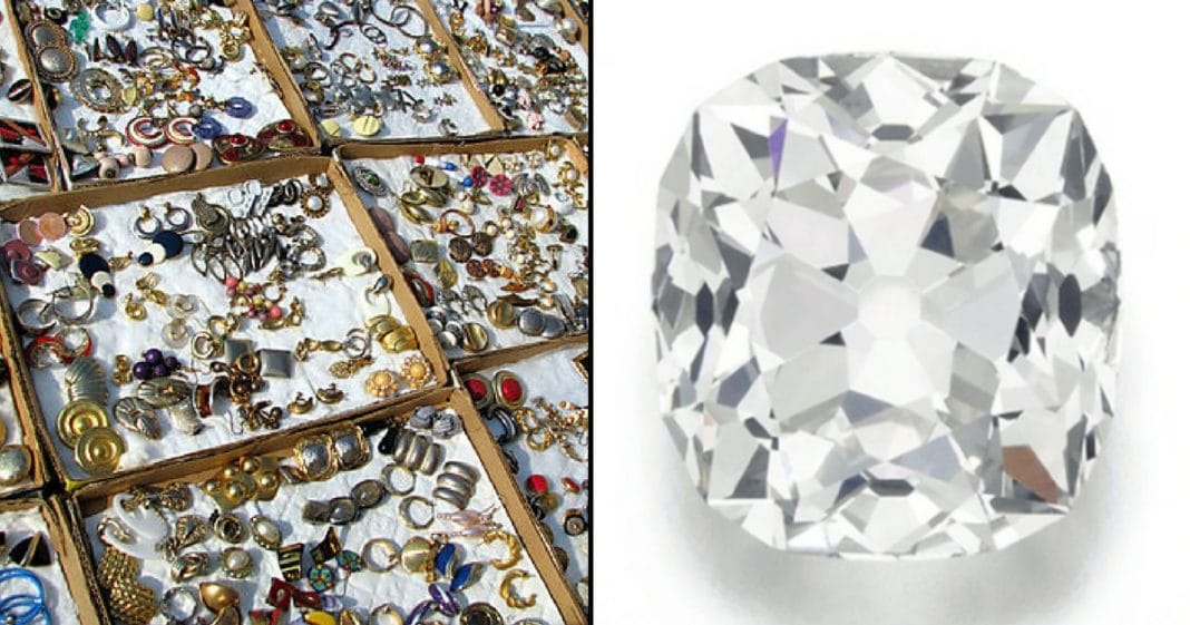 Woman Buys ‘Costume Jewelry’ At Flea Market, Then Learns It’s Really Worth Hundreds Of Thousands