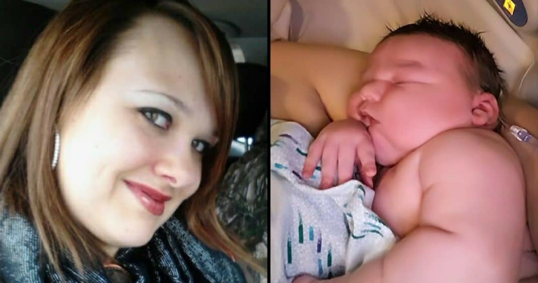 Mom Gives Birth To Baby #4, But When They Tell Her How Big He Is She Almost Passes Out